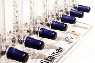 Nahaufnahme des Labors der Praxis